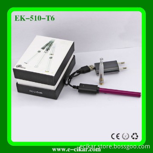 Lady silm e cigarette 510-T6 Blister starter kit china supplier